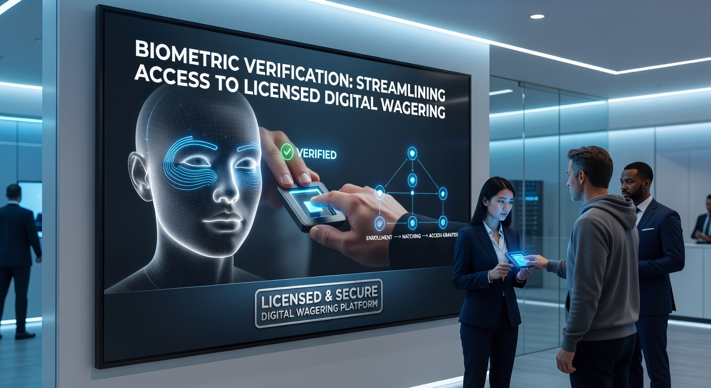 Weltweite Nutzung biometrischer Scanner in mobilen Wett-Apps mit globalen Standorten